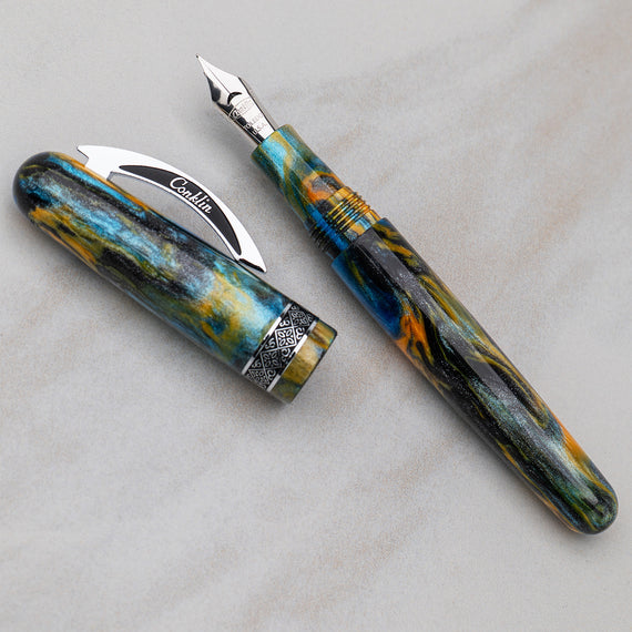 Conklin 1898 Fountain Pen - Ken's Mix / Chrome (Limited Edition)