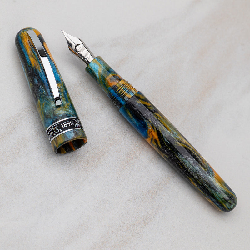 Conklin 1898 Fountain Pen - Ken's Mix / Chrome (Limited Edition)
