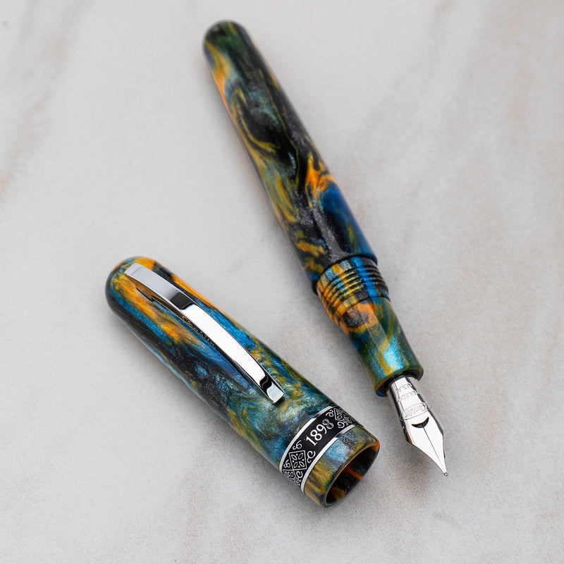 Conklin 1898 Fountain Pen - Ken's Mix / Chrome (Limited Edition)