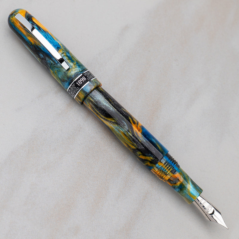 Conklin 1898 Fountain Pen - Ken's Mix / Chrome (Limited Edition)