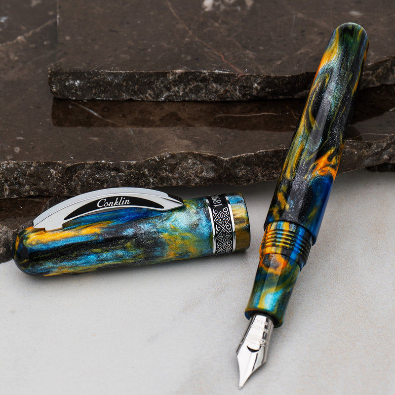 Conklin 1898 Fountain Pen - Ken's Mix / Chrome (Limited Edition)