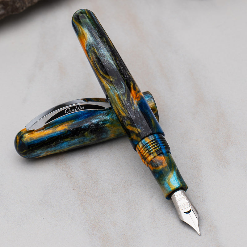 Conklin 1898 Fountain Pen - Ken's Mix / Chrome (Limited Edition)