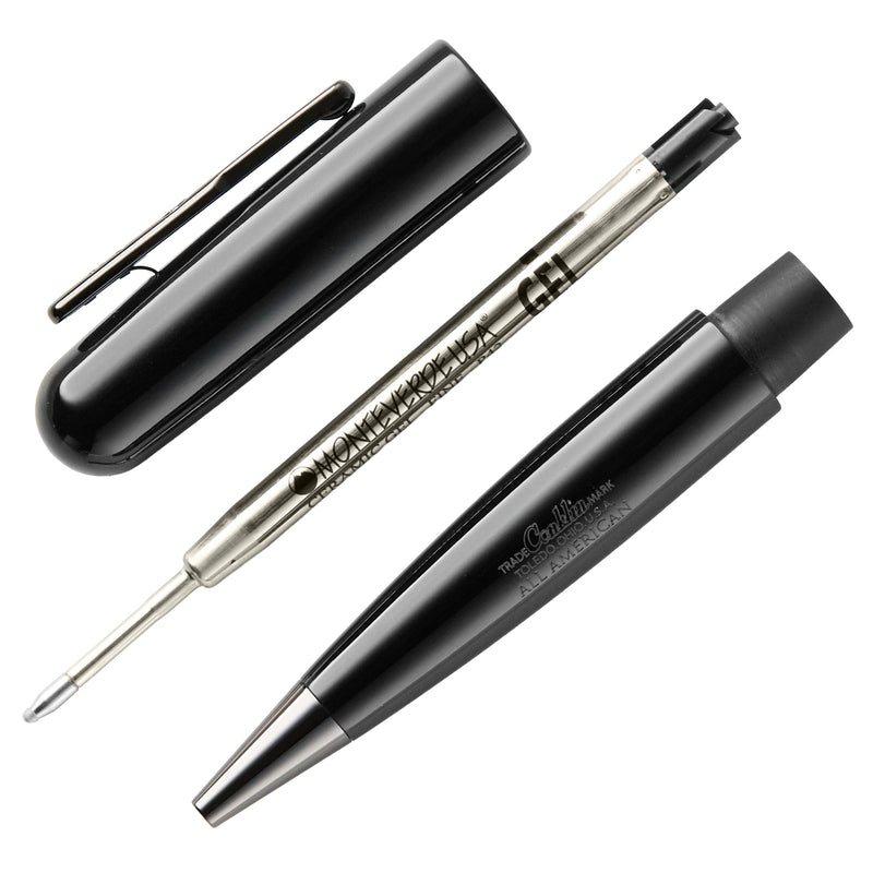 Conklin All American Gel Rollerball Pen - Raven Black