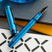 Conklin Duragraph Fountain Pen - Matte Blue PVD (Special Edition)