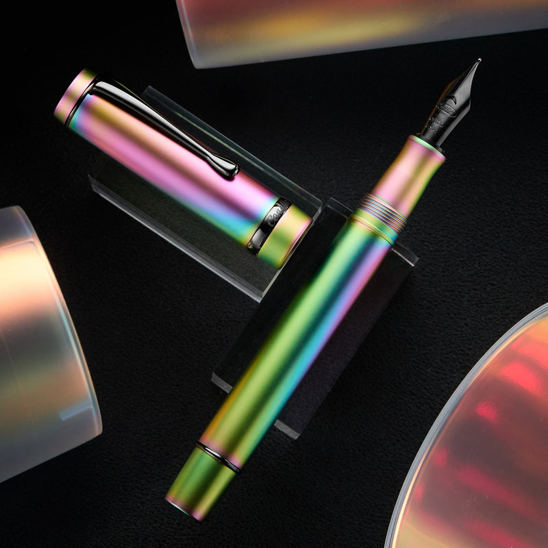 Conklin Duragraph Fountain Pen - Matte Rainbow PVD (Special Edition)