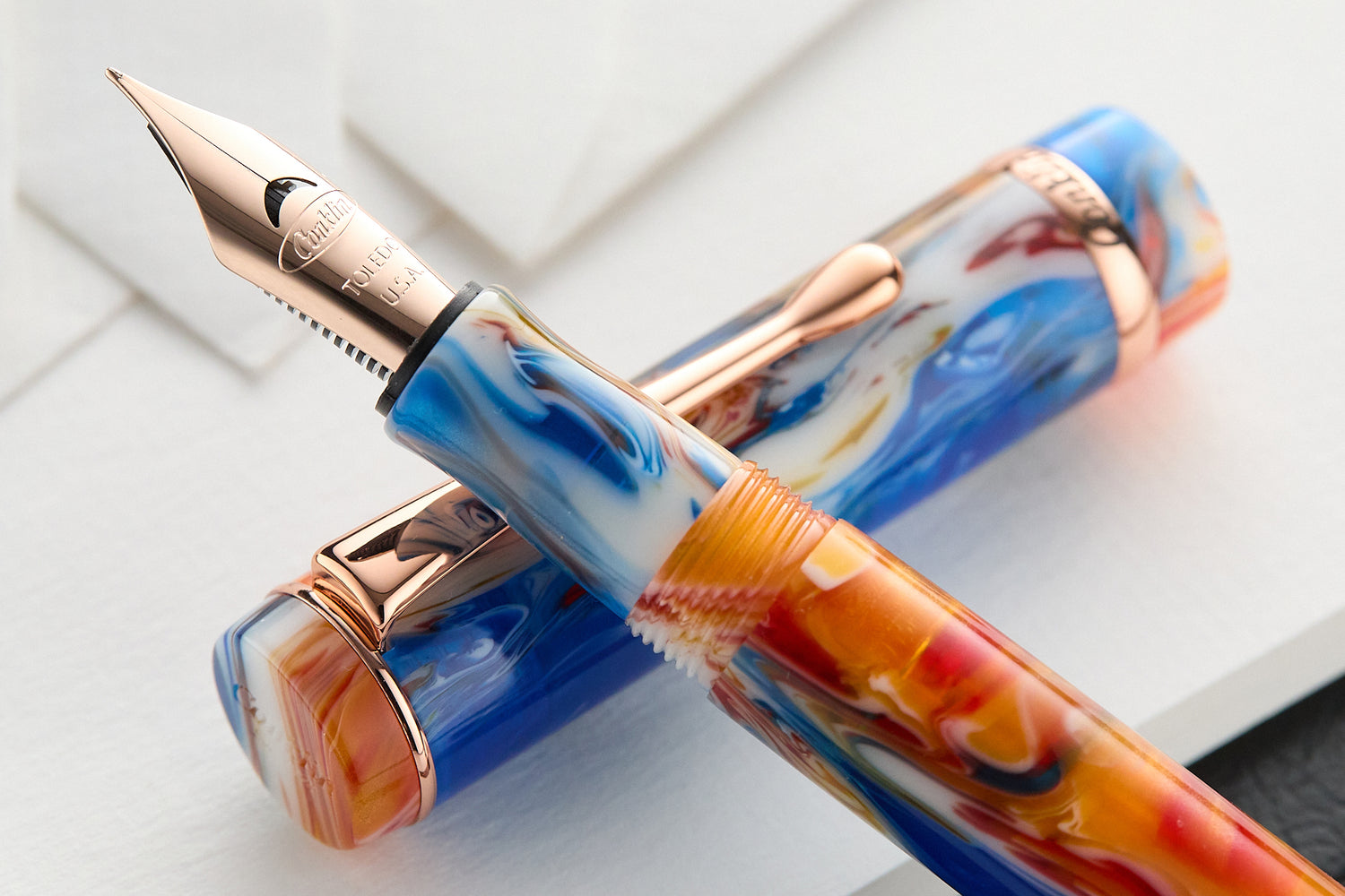 Conklin Duragraph Conklin Duragraph Cracked Ice Chrome Fine