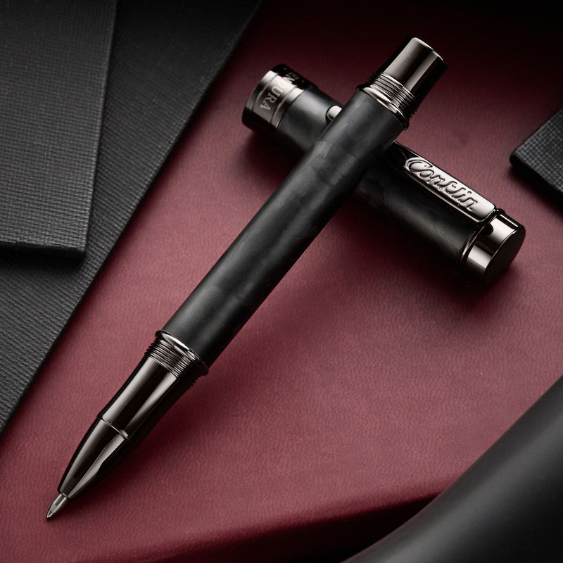 Conklin Endura Gel Rollerball Pen - Forged Carbon Fiber (Limited Edition)