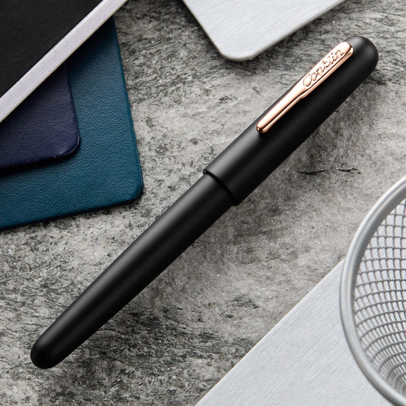 Conklin Streamline Fountain Pen - Matte Black / Rosegold (Limited Edition)