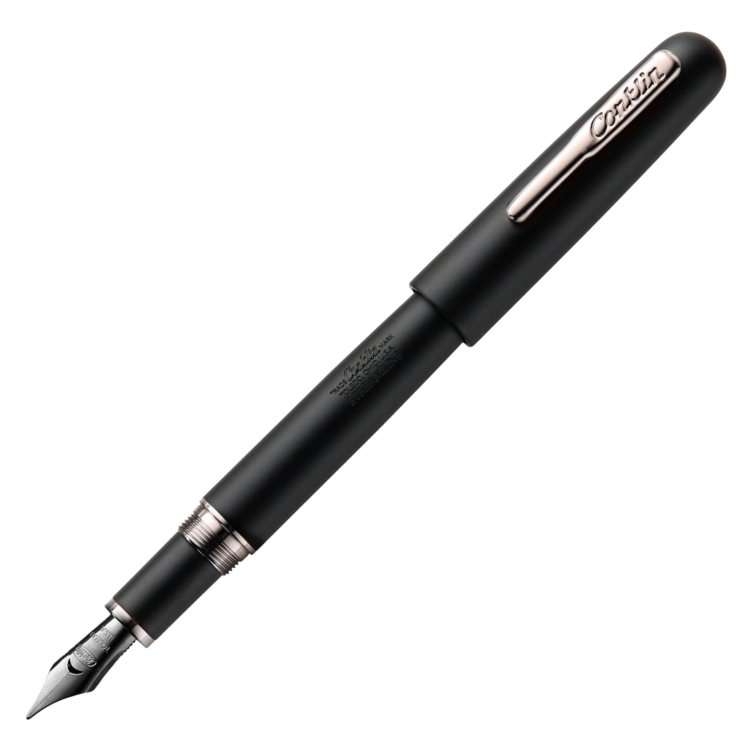 Conkline Conklin Streamline Fountain Pen - Matte Black / Gunmetal (Limited Edit ...