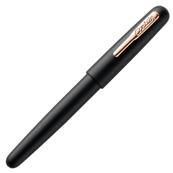 Conklin Streamline Fountain Pen - Matte Black / Rosegold