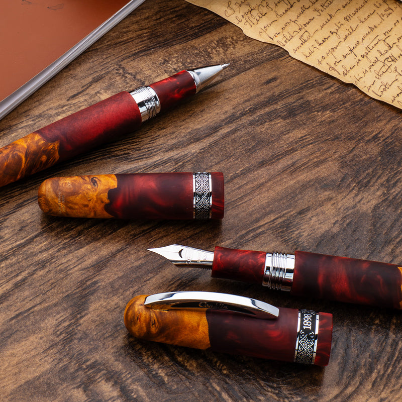 Conklin 1898 Gel Rollerball Pen - Spectra Fusion Burgundy (Limited Edition)