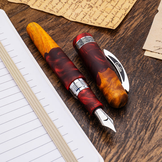 Conklin 1898 Fountain Pen - Spectra Fusion Burgundy (Limited Edition)