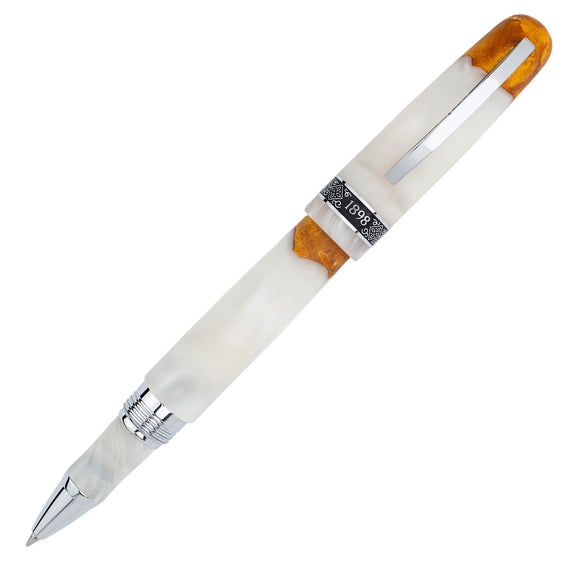 Conklin 1898 Spectra Fusion Gel Rollerball Pen - White (Limited Edition)