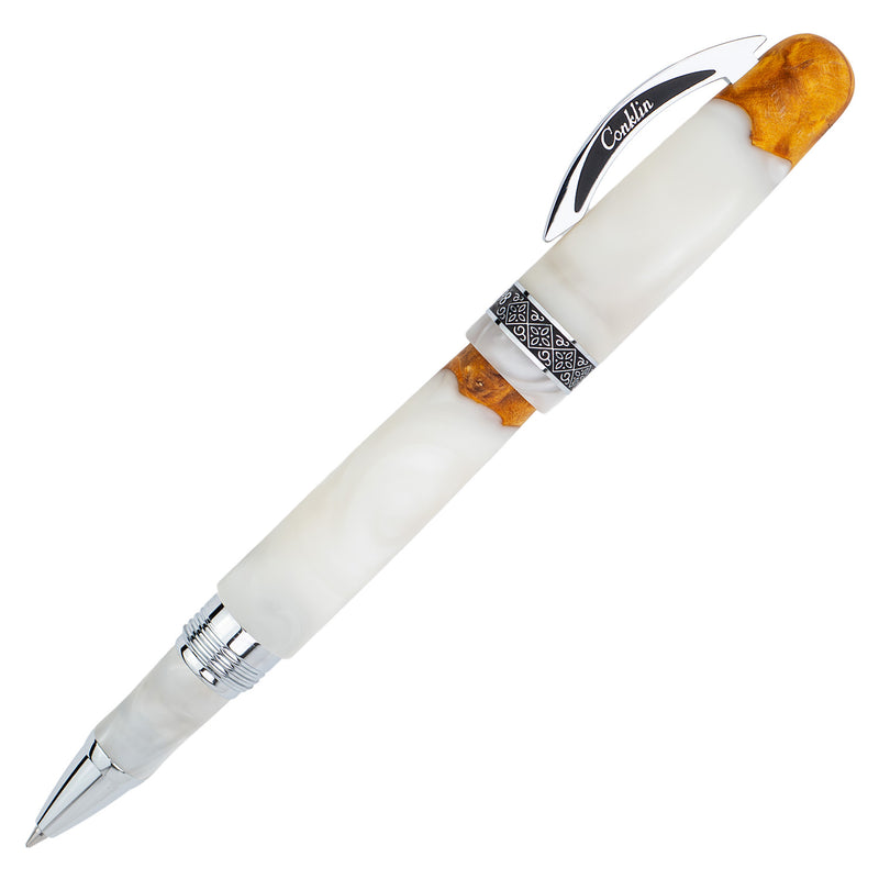 Conklin 1898 Gel Rollerball Pen - Spectra Fusion White (Limited Edition)