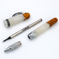 Conklin 1898 Gel Rollerball Pen - Spectra Fusion White (Limited Edition)