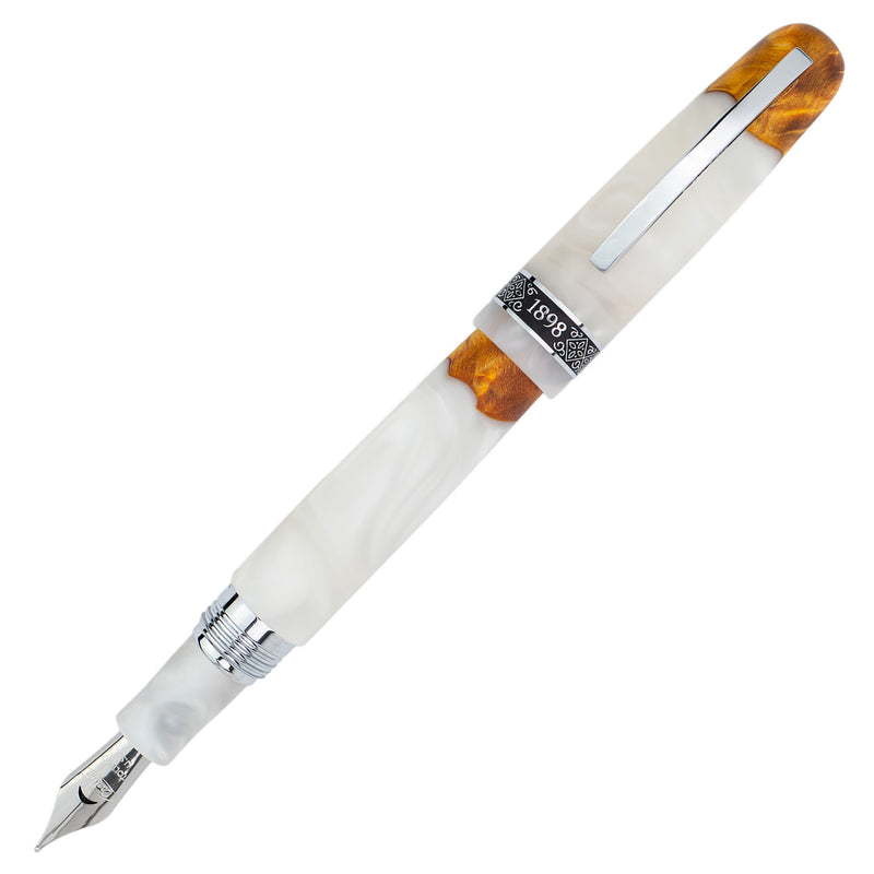 Conklin 1898 Fountain Pen - Spectra Fusion White (Limited Edition)