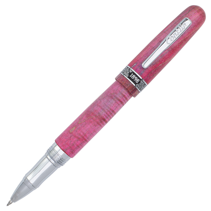 Conklin 1898 Gel Rollerball Pen - Stabilized Wood Matte Purple/Pink (Limited Edition)