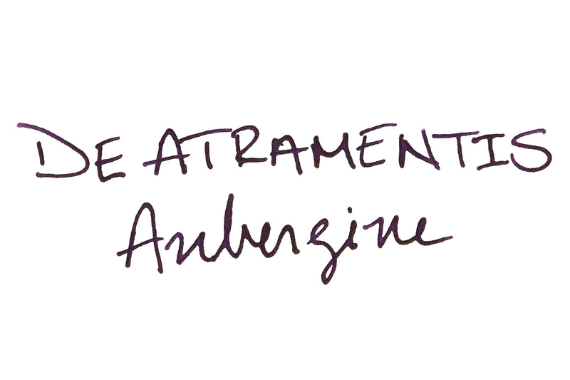De Atramentis Aubergine - Ink Sample
