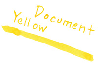 De Atramentis Document Ink Yellow - 45ml Bottled Ink