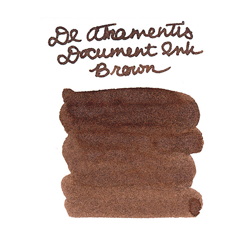 De Atramentis Document Ink Brown - Ink Sample