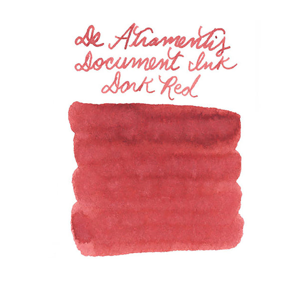De Atramentis Document Ink Dark Red - Ink Sample