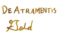 De Atramentis Document Ink Gold - Ink Sample