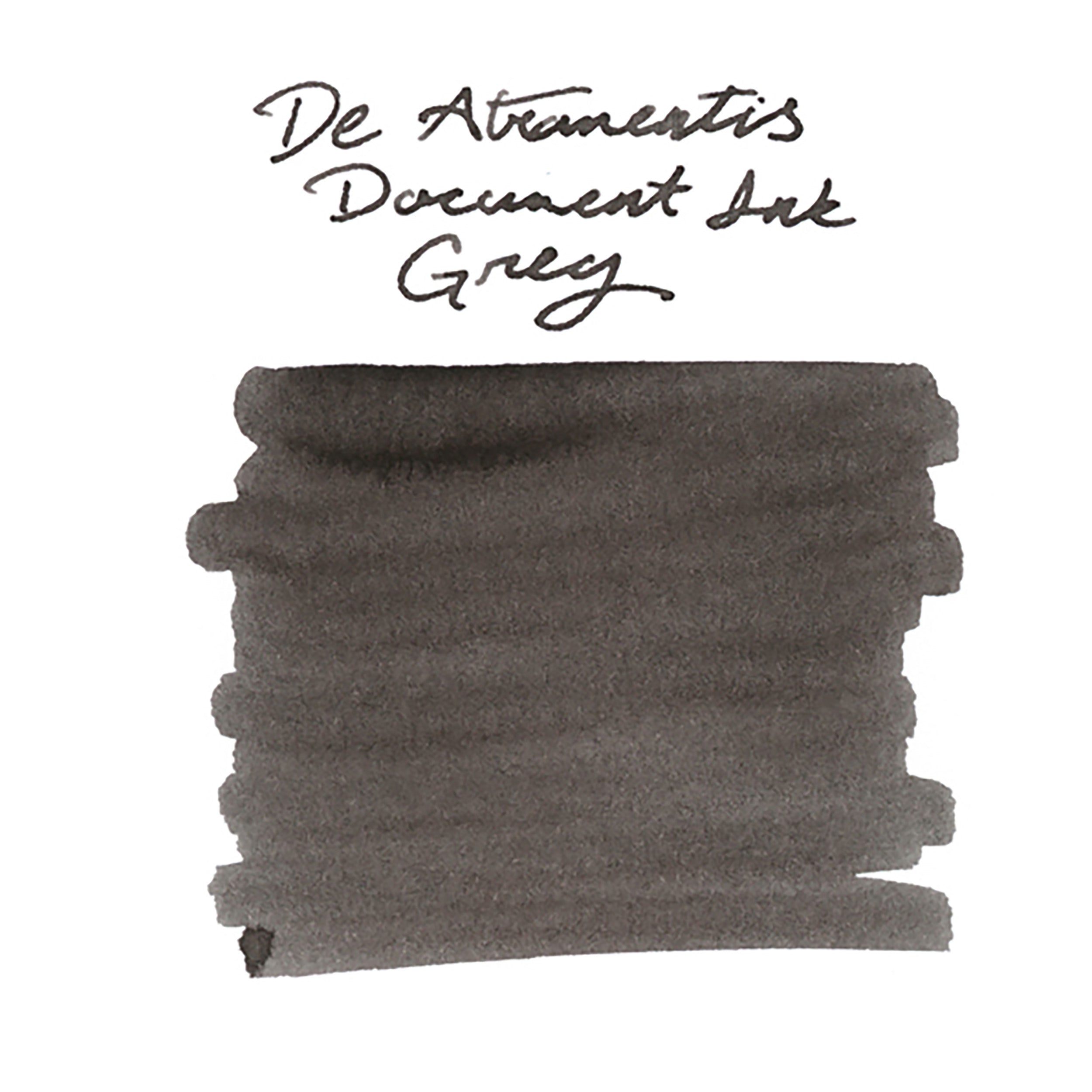 De Atramentis Document Ink Grey - Ink Sample - The Goulet Pen Company