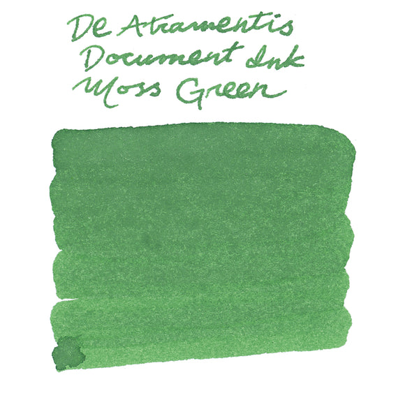 De Atramentis Document Ink Moss Green - Ink Sample