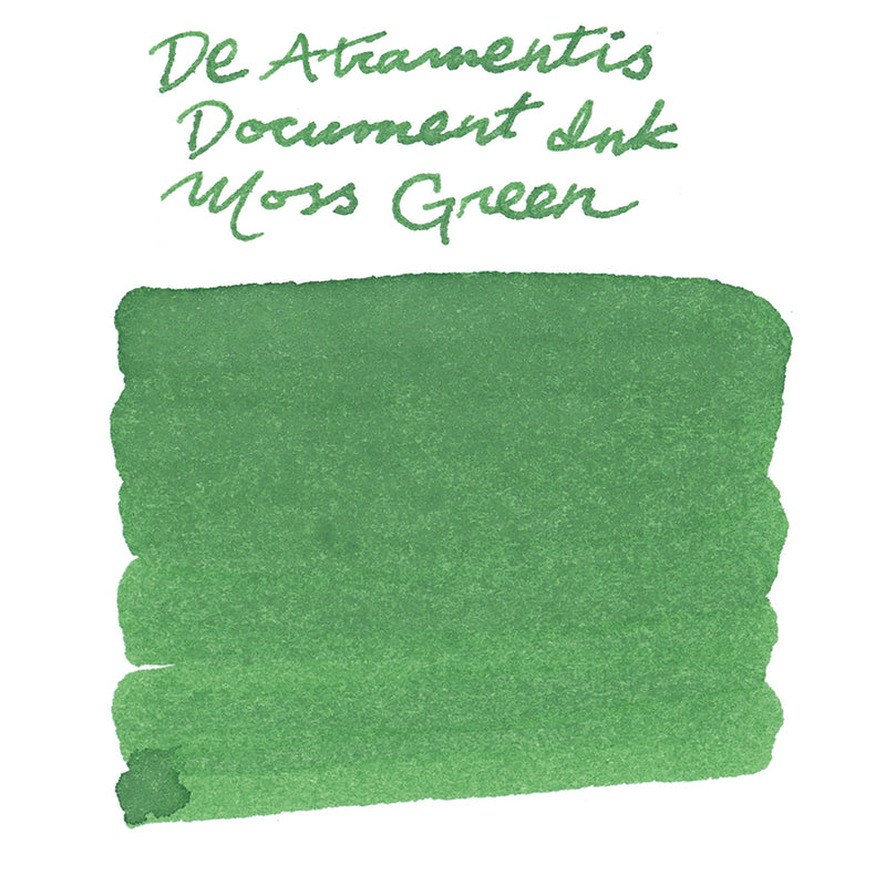 De Atramentis Document Ink Moss Green - Ink Sample