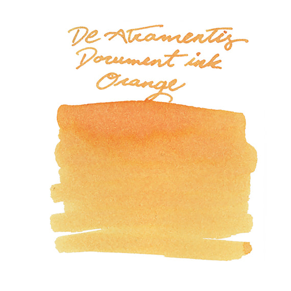 De Atramentis Document Ink Orange - Ink Sample