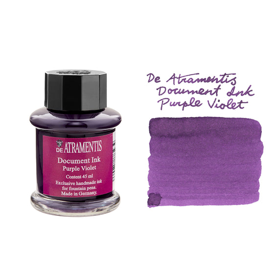 De Atramentis Document Ink Purple Violet - 45ml Bottled Ink