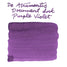 De Atramentis Document Ink Purple Violet - Ink Sample