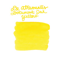 De Atramentis Document Ink Yellow - Ink Sample