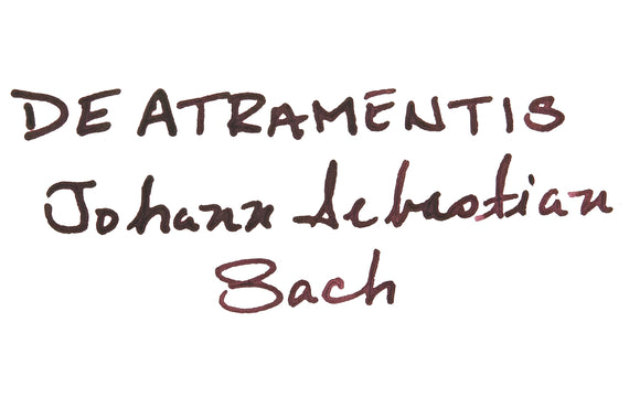 De Atramentis Johann Sebastian Bach