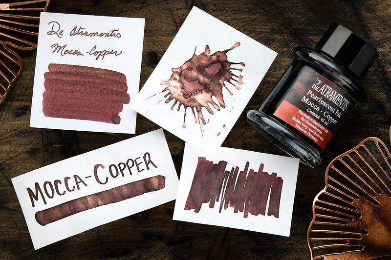 De Atramentis Pearlescent Mocca Copper - 45ml Bottled Ink