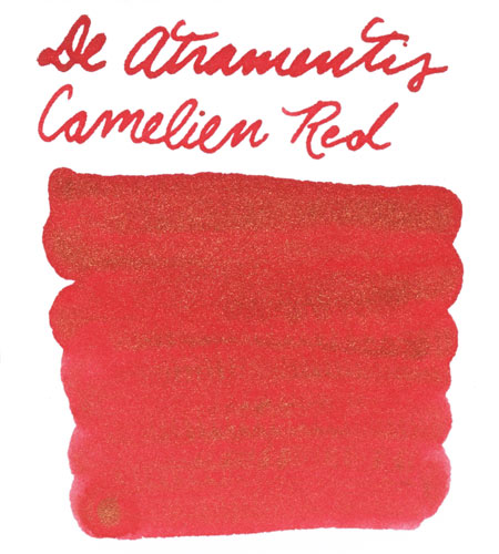 De Atramentis Pearlescent Camelien Red-Copper - Ink Sample