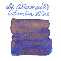 De Atramentis Pearlescent Columbia Blue-Copper - Ink Sample