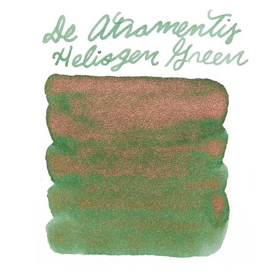 De Atramentis Pearlescent Heliogen Green-Copper - Ink Sample