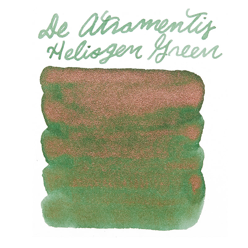 De Atramentis Pearlescent Heliogen Green-Copper - Ink Sample