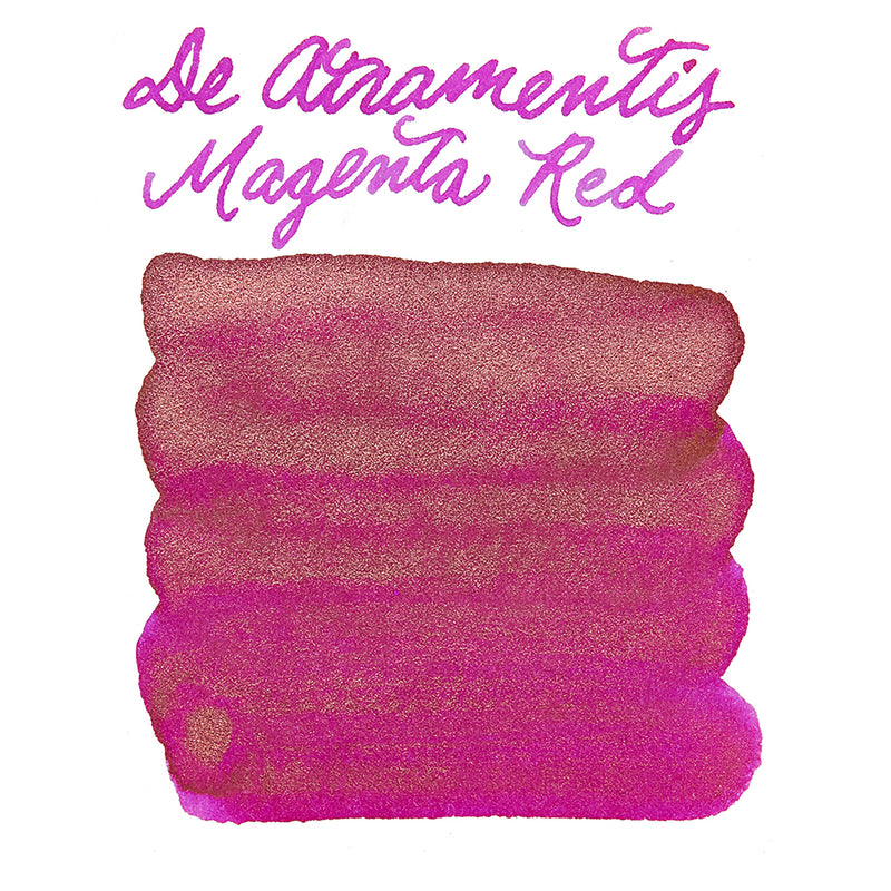 De Atramentis Pearlescent Magenta Red-Copper - Ink Sample