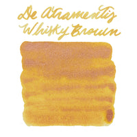 De Atramentis Pearlescent Whisky Brown-Copper - Ink Sample