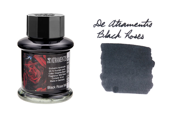 De Atramentis Black Roses - 45ml Scented Bottled Ink