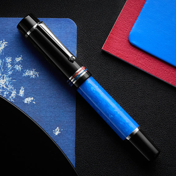 Delta Butterfly Fountain Pen - Blue Morpho (Special Edition)