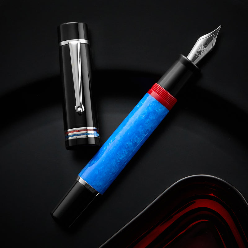 Delta Butterfly Fountain Pen - Blue Morpho (Special Edition)