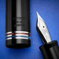Delta Butterfly Fountain Pen - Blue Morpho (Special Edition)