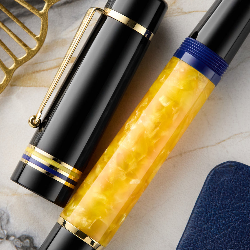 Delta Butterfly Fountain Pen - Yellow Swallowtail (Special Edition)