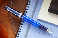 Delta DV Original Mid-Size Fountain Pen - Blue Demonstrator (Special Edition)