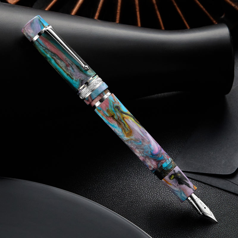 Delta DV Original Mid-Size Fountain Pen - Primary Manipulation 4.5 (Limited Edition)