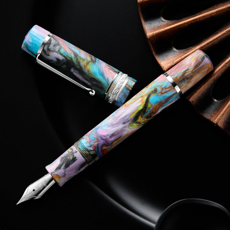 Delta DV Original Mid-Size Fountain Pen - Primary Manipulation 4.5 (Limited Edition)