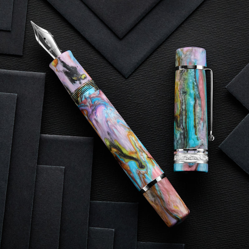 Delta DV Original Mid-Size Fountain Pen - Primary Manipulation 4.5 (Limited Edition)